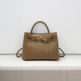 Woven Top Handle Tote Bag
