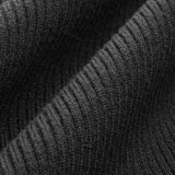 Ribbed Long Sleeve Top with Contrast Trim V Neck