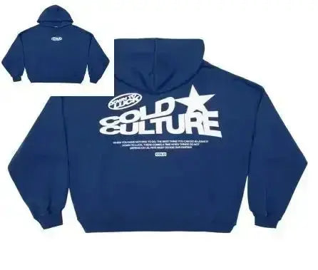 Oversized Graphic Hoodie with Street Style Back Print