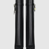 Minimalist Pointed Toe Knee High Boots